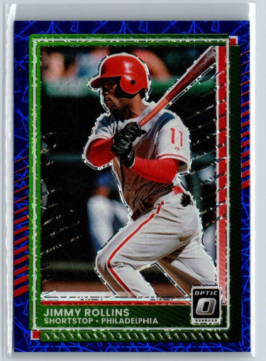 2025 Donruss - Optic Blue Velocity #83 Jimmy Rollins J59