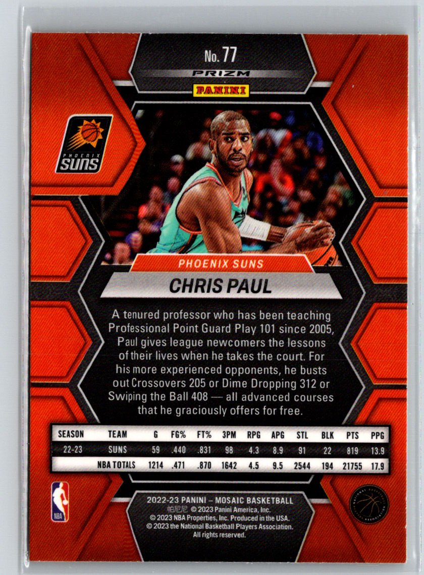 2022-23 Panini Mosaic #77 Chris Paul Reactive Yellow J59