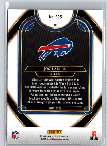 2024 Panini Select #225 Josh Allen J59
