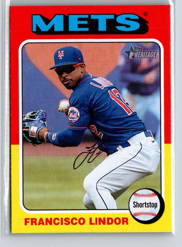 2024 Topps Heritage #117 Francisco Lindor J60