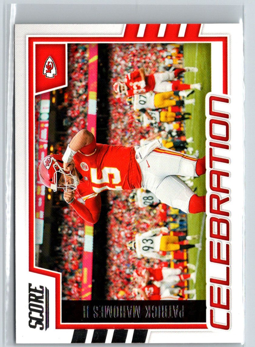 2022 Score #C-PM Patrick Mahomes II Celebration J61