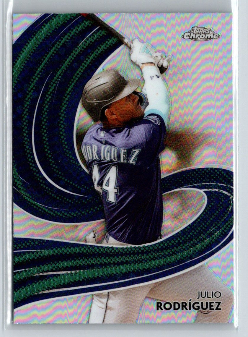 2024 Topps Chrome #S-18 Julio Rodriguez Strokes J62