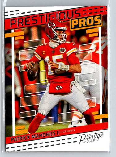 2023 Panini Prestige #PP-2 Patrick Mahomes II Prestigious Pros J62