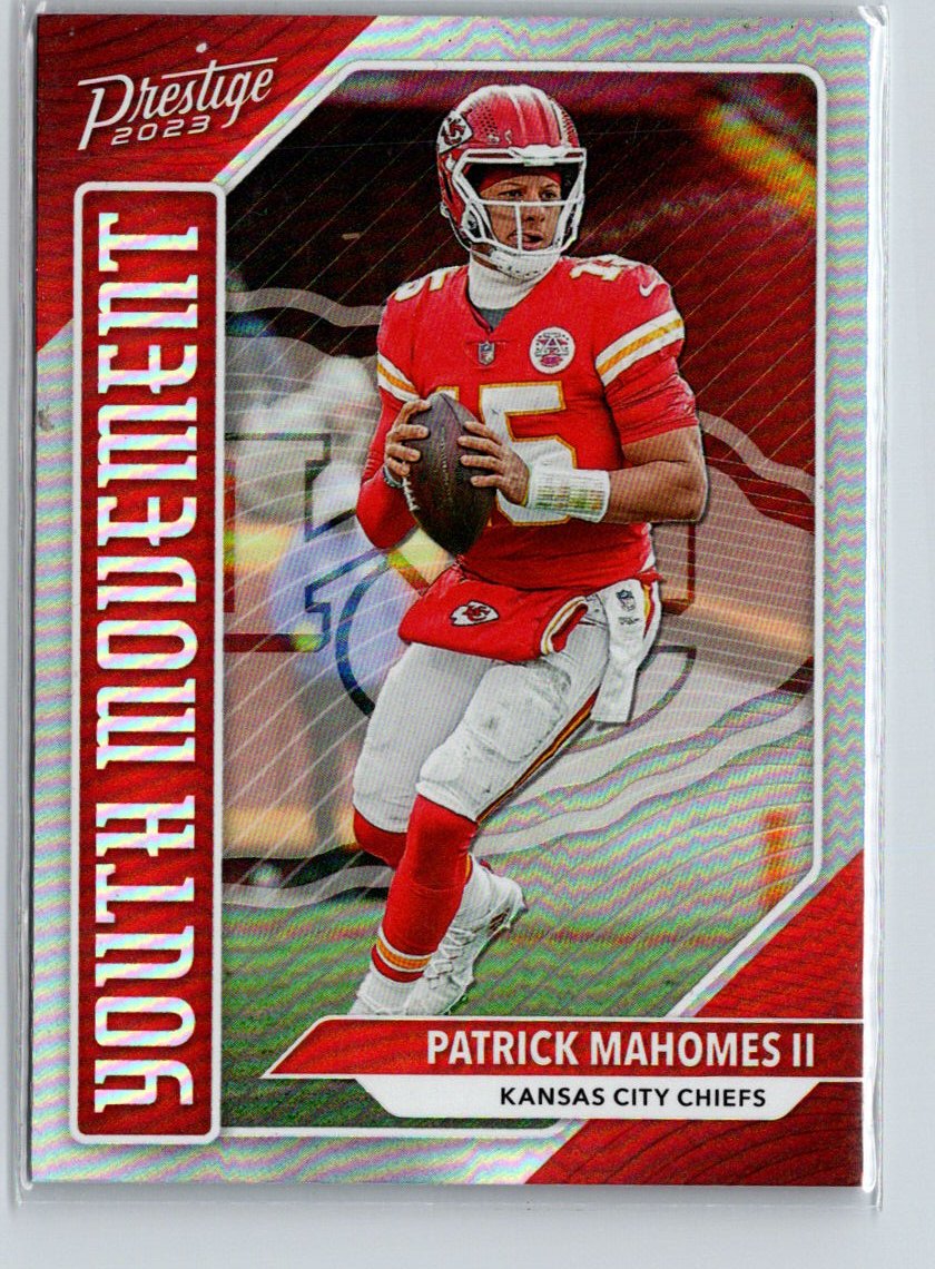 2023 Panini Prestige #YM-1 Patrick Mahomes II Youth Movement J63