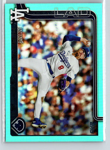 2025 Topps #616 Enrique Hernandez Aqua Holo Foil J63