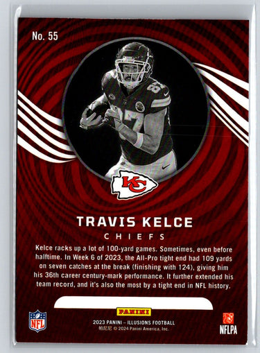 2023 Panini Illusions #55 Travis Kelce J64
