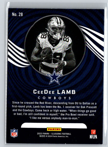 2023 Panini Illusions #28 CeeDee Lamb Retail J65