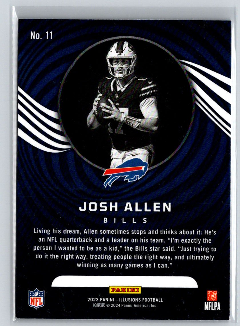 2023 Panini Illusions #11 Josh Allen J65