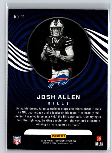 2023 Panini Illusions #11 Josh Allen J65