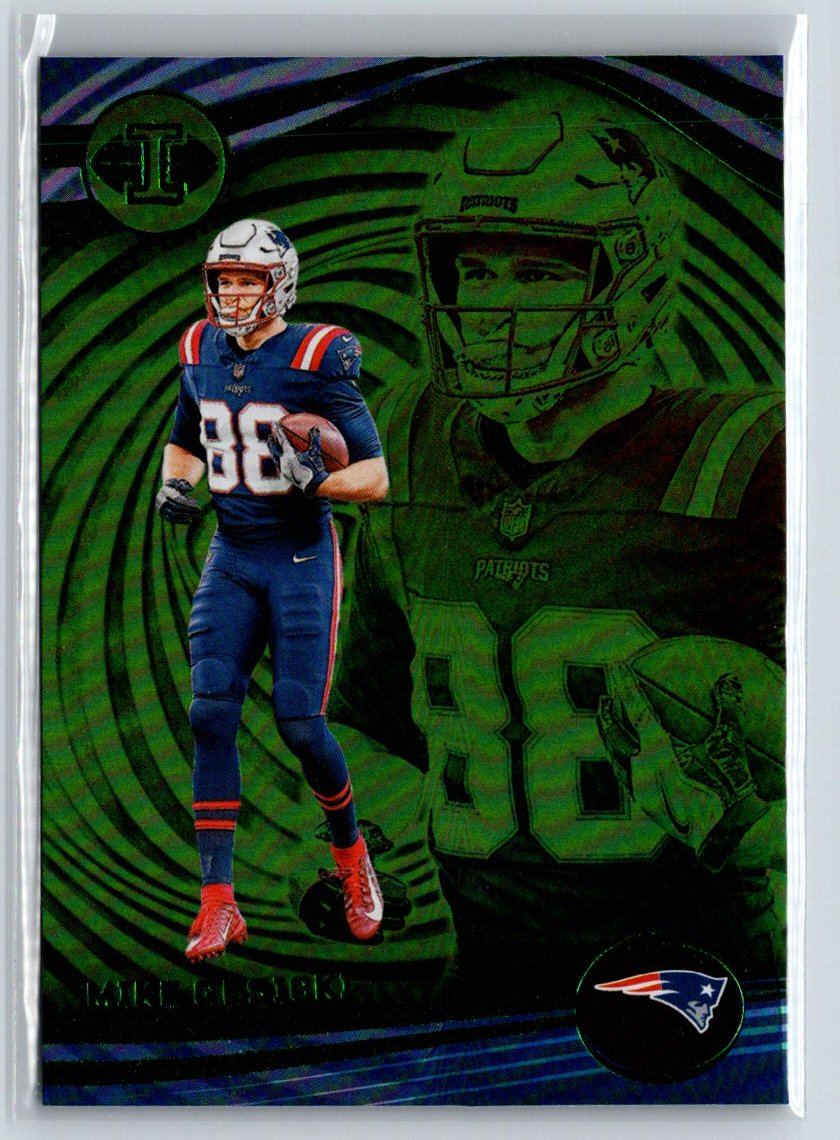 2023 Panini Illusions #76 Mike Gesicki Emerald Trophy Collection J65
