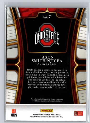 2023 Panini Select Draft Picks #7 Jaxon Smith-Njigba J66