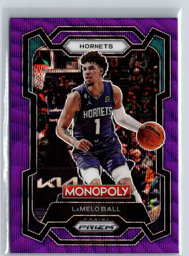 2023-24 Panini Prizm Monopoly #13 LaMelo Ball Purple J66