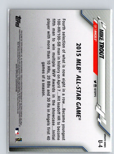 2020 Topps Update #U-4 Mike Trout J67