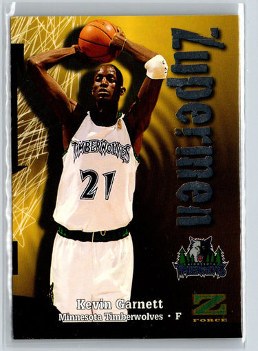 1997-98 SkyBox Z-Force #199 Kevin Garnett J68