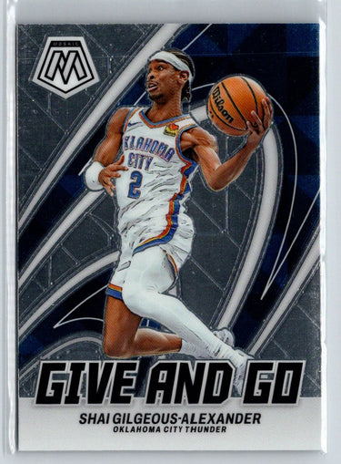 2023-24 Panini Mosaic #5 Shai Gilgeous-Alexander Give and Go J68