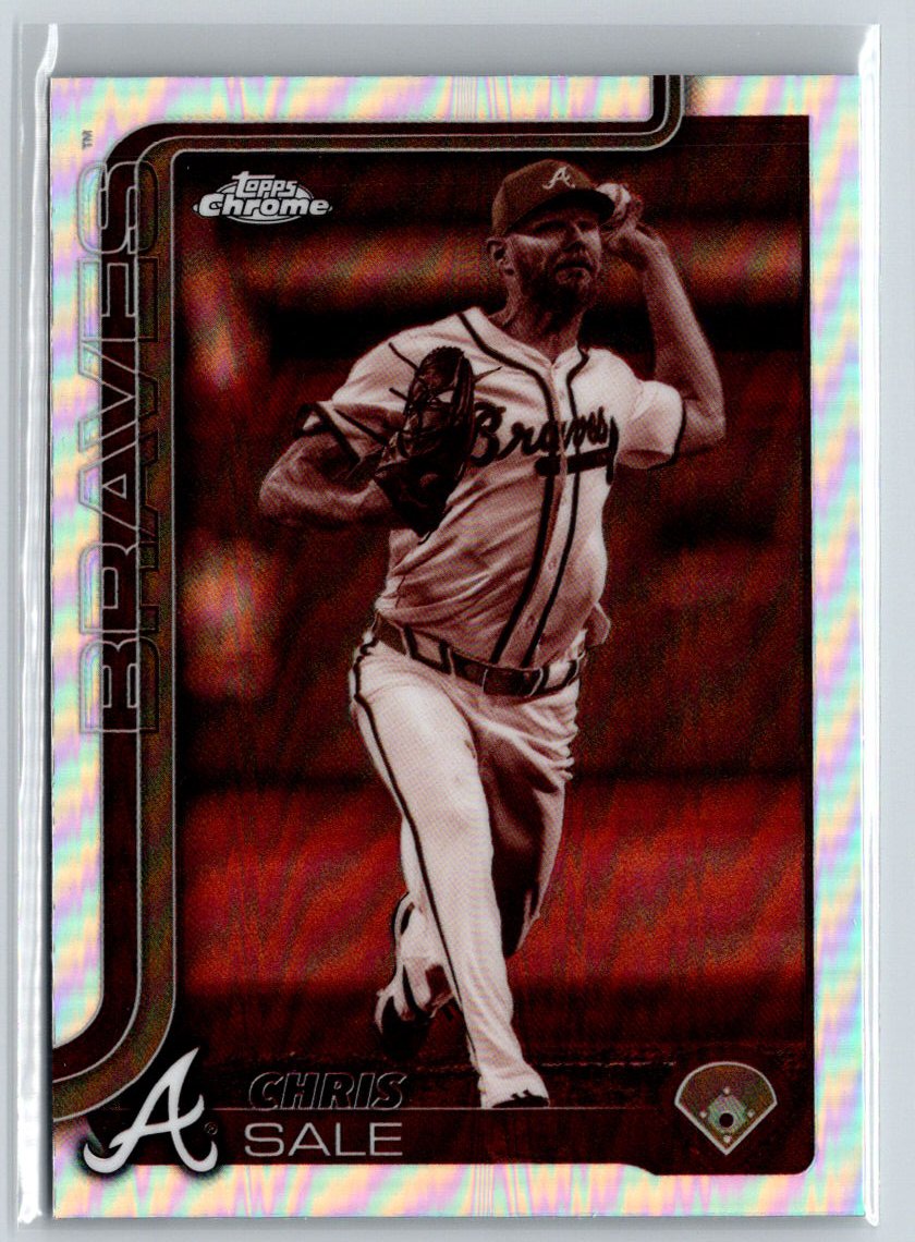 2025 Topps Chrome #182 Chris Sale Sepia Refractors J69