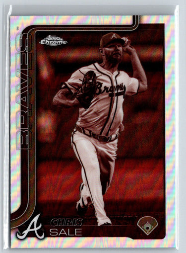 2025 Topps Chrome #182 Chris Sale Sepia Refractors J69