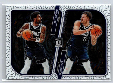 2023-24 Donruss Optic #4 Kyrie Irving / Luka Doncic Optical Illusions J69