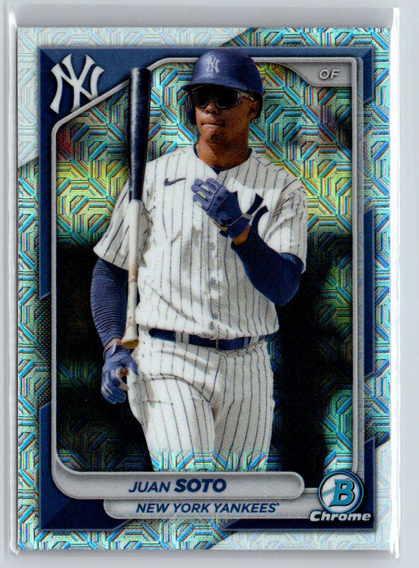 2024 Bowman #78 Juan Soto Chrome Mojo Refractors J70