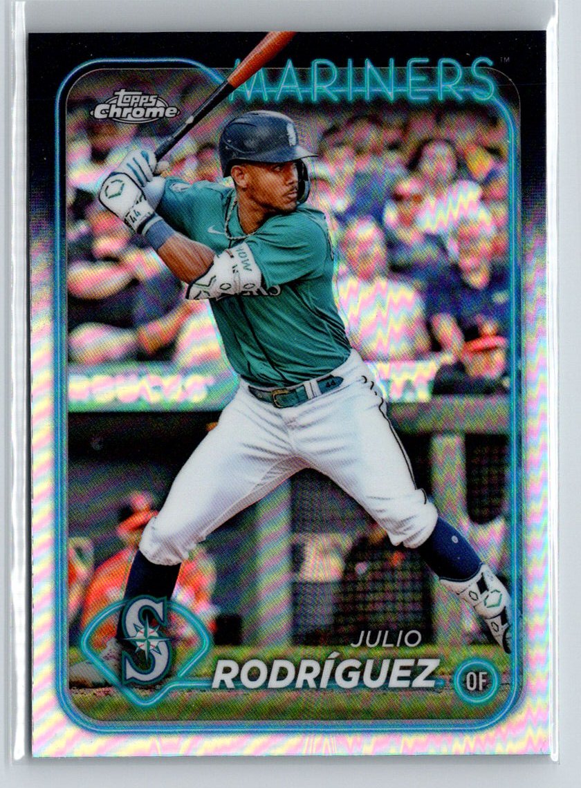 2024 Topps Chrome #300 Julio Rodríguez Refractors J70