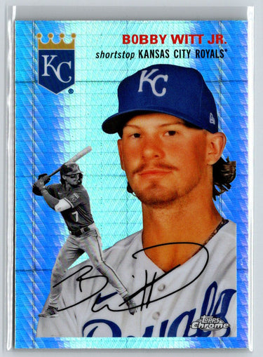 2023 Topps Chrome Platinum Anniversary #262 Bobby Witt Jr. Prism Refractors J70