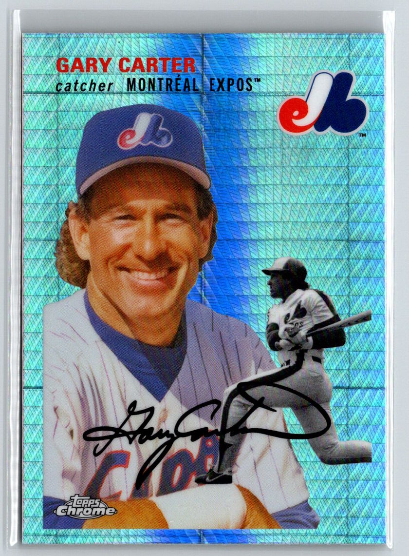 2023 Topps Chrome Platinum Anniversary #487 Gary Carter Refractors J70