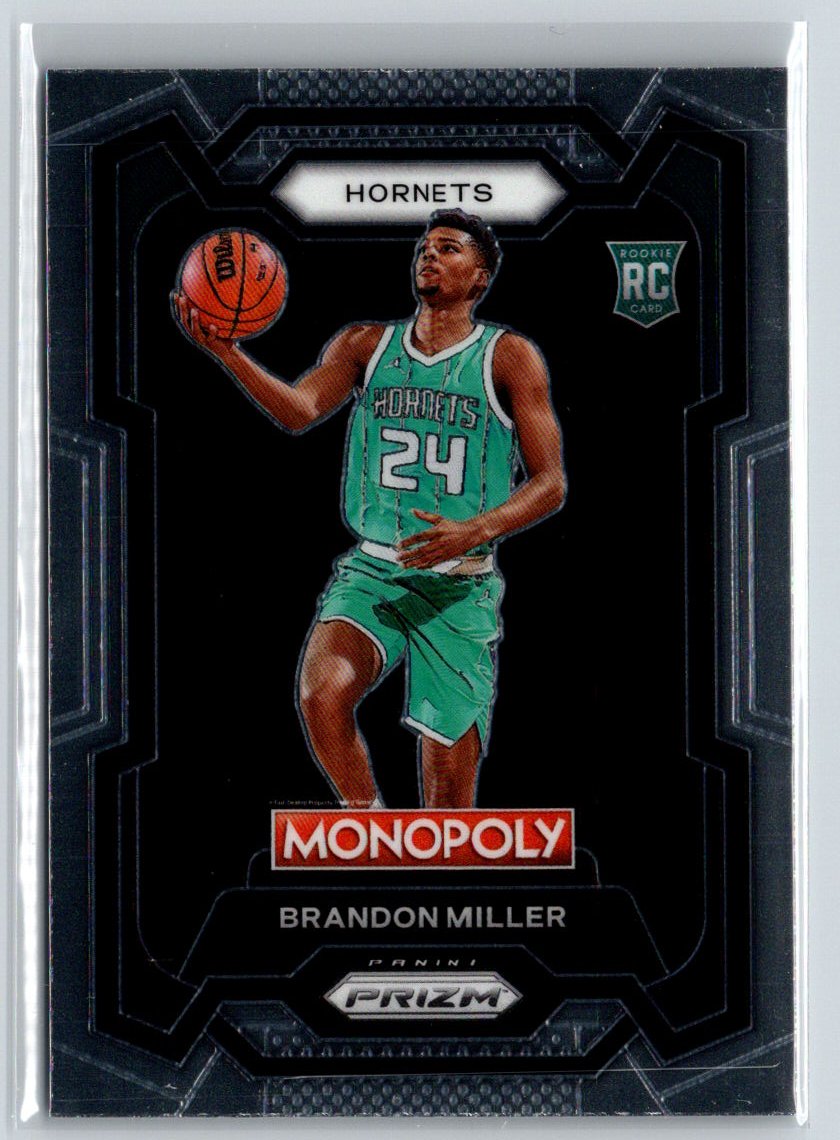 2023-24 Panini Prizm Monopoly #15 Brandon Miller J70