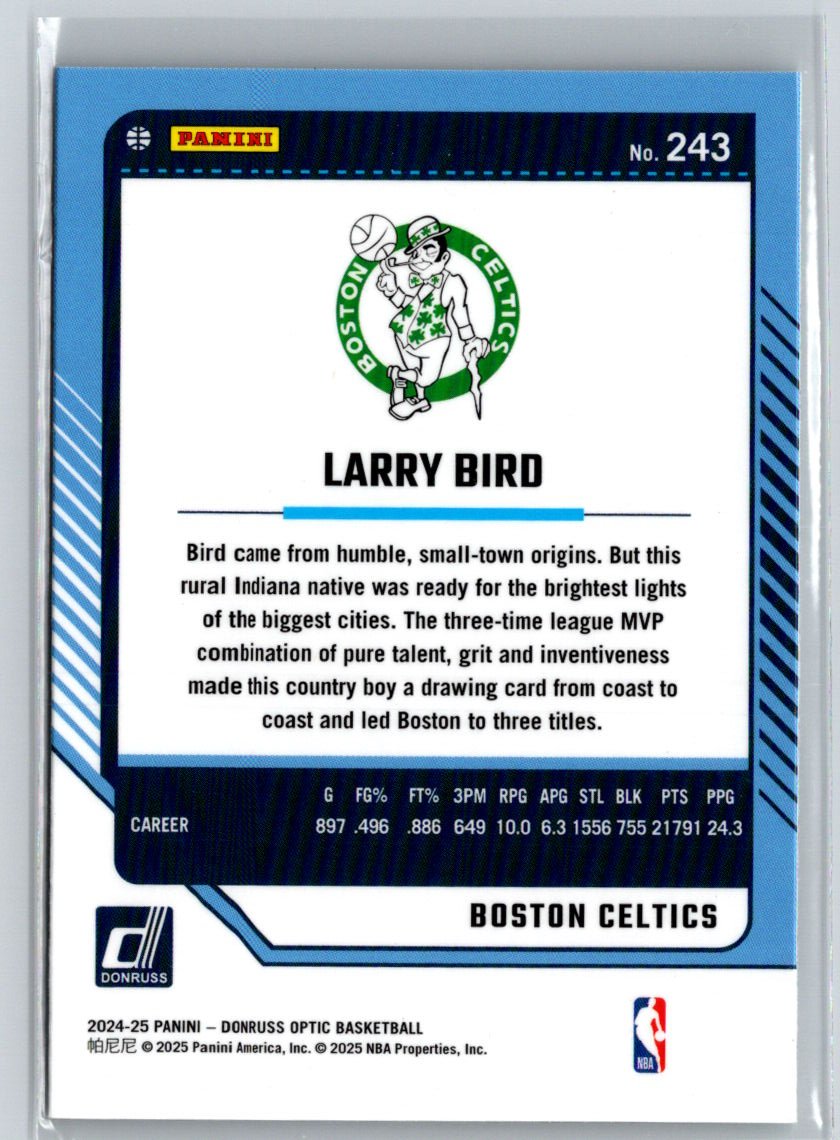2024-25 Donruss Optic #243 Larry Bird K01