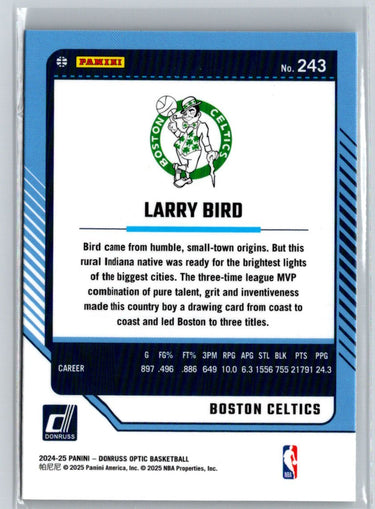 2024-25 Donruss Optic #243 Larry Bird K01