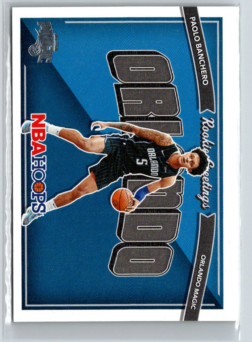 2022-23 Hoops #1 Paolo Banchero Rookie Greetings K01