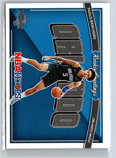 2022-23 Hoops #1 Paolo Banchero Rookie Greetings K01