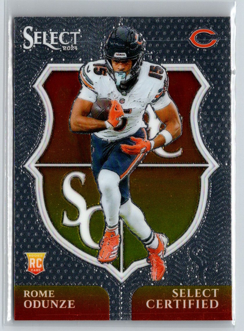 2024 Panini Select - Select Certified Rookies #10 Rome Odunze K03