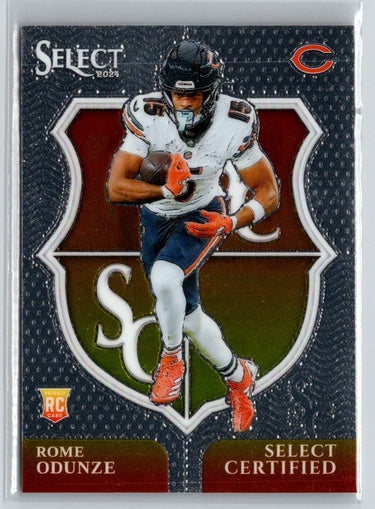 2024 Panini Select - Select Certified Rookies #10 Rome Odunze K03