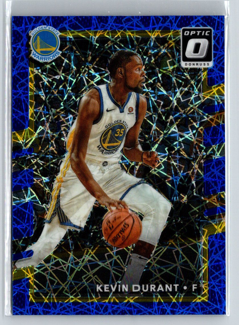 2017-18 Donruss Optic #47 Kevin Durant Blue Velocity K03