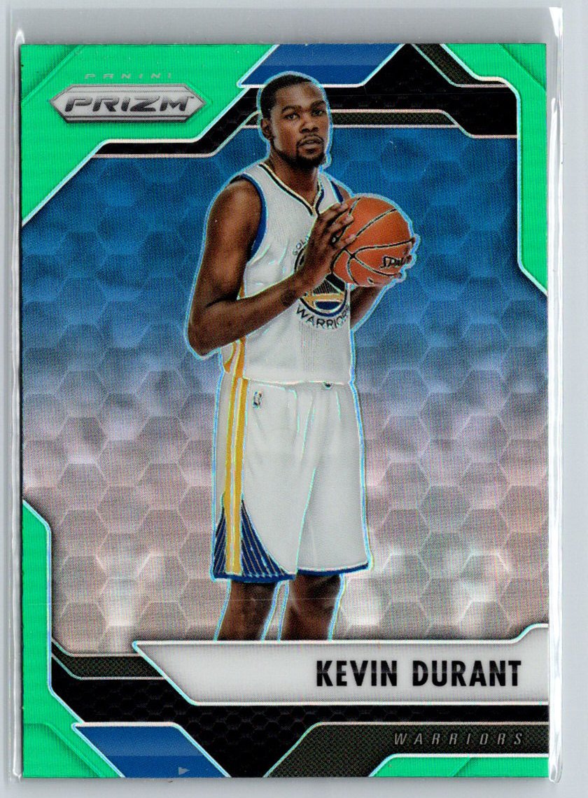 2016-17 Panini Prizm #282 Kevin Durant Green Prizms K04
