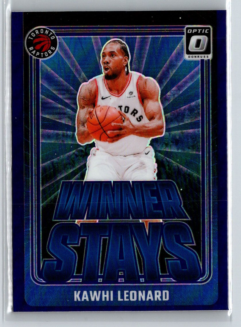2024-25 Donruss Optic #8 Kawhi Leonard Winner Stays Purple K05