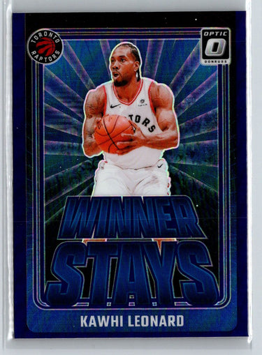 2024-25 Donruss Optic #8 Kawhi Leonard Winner Stays Purple K05