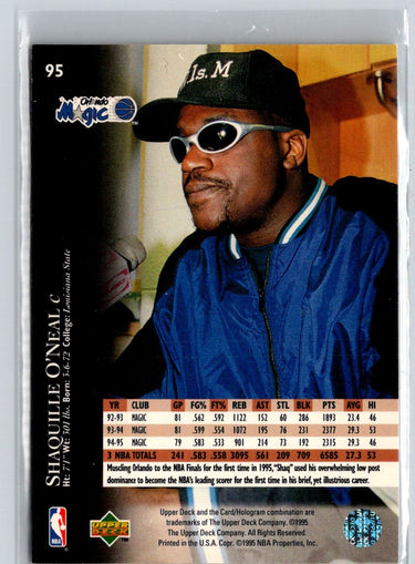 1995-96 Upper Deck #95 Shaquille O'Neal K05