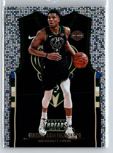 2018-19 Panini Threads #220 Giannis Antetokounmpo Dazzle K05