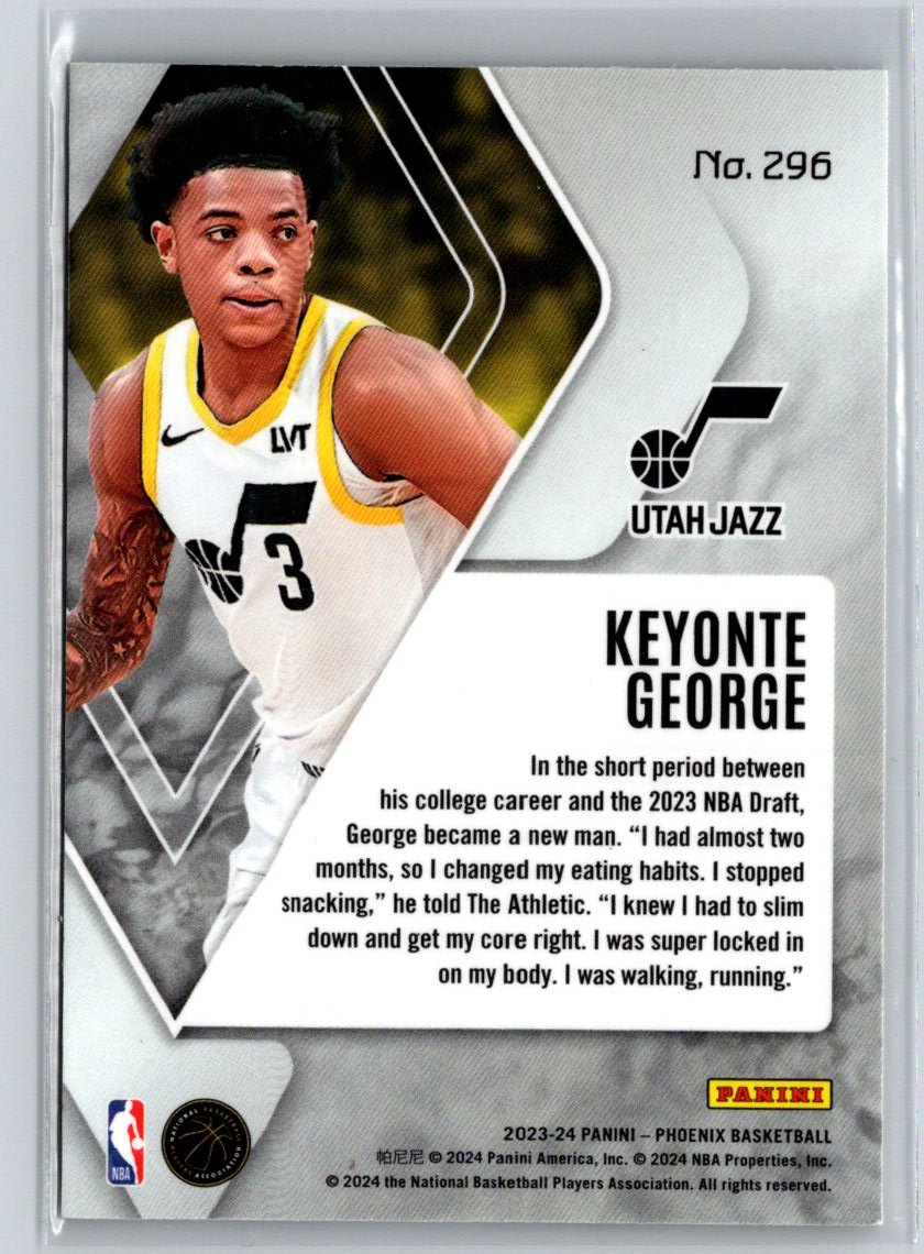 2023-24 Panini Phoenix #296 Keyonte George K07