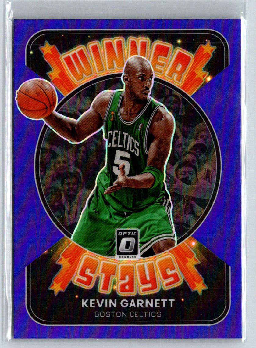 2021-22 Donruss Optic #11 Kevin Garnett Winner Stays Purple K07