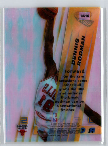 1996-97 Bowman's Best #BS10 Dennis Rodman Shots K07