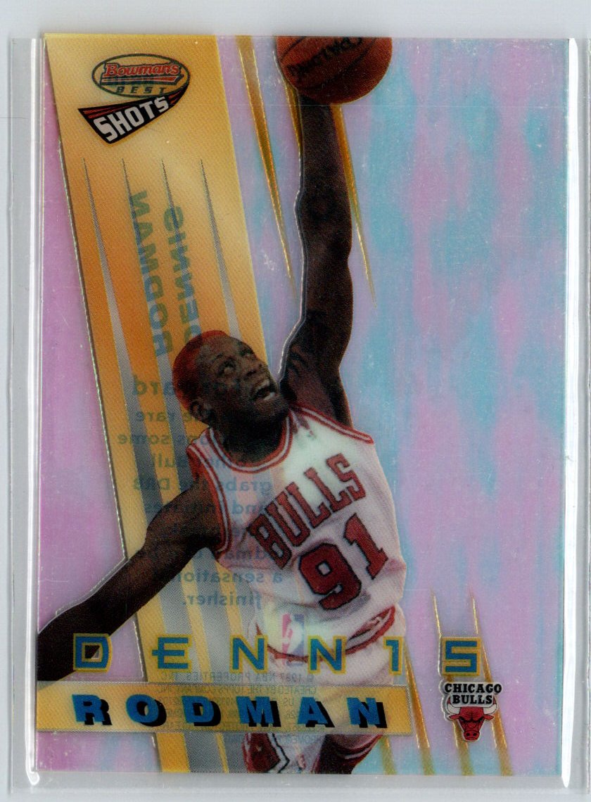 1996-97 Bowman's Best #BS10 Dennis Rodman Shots K07