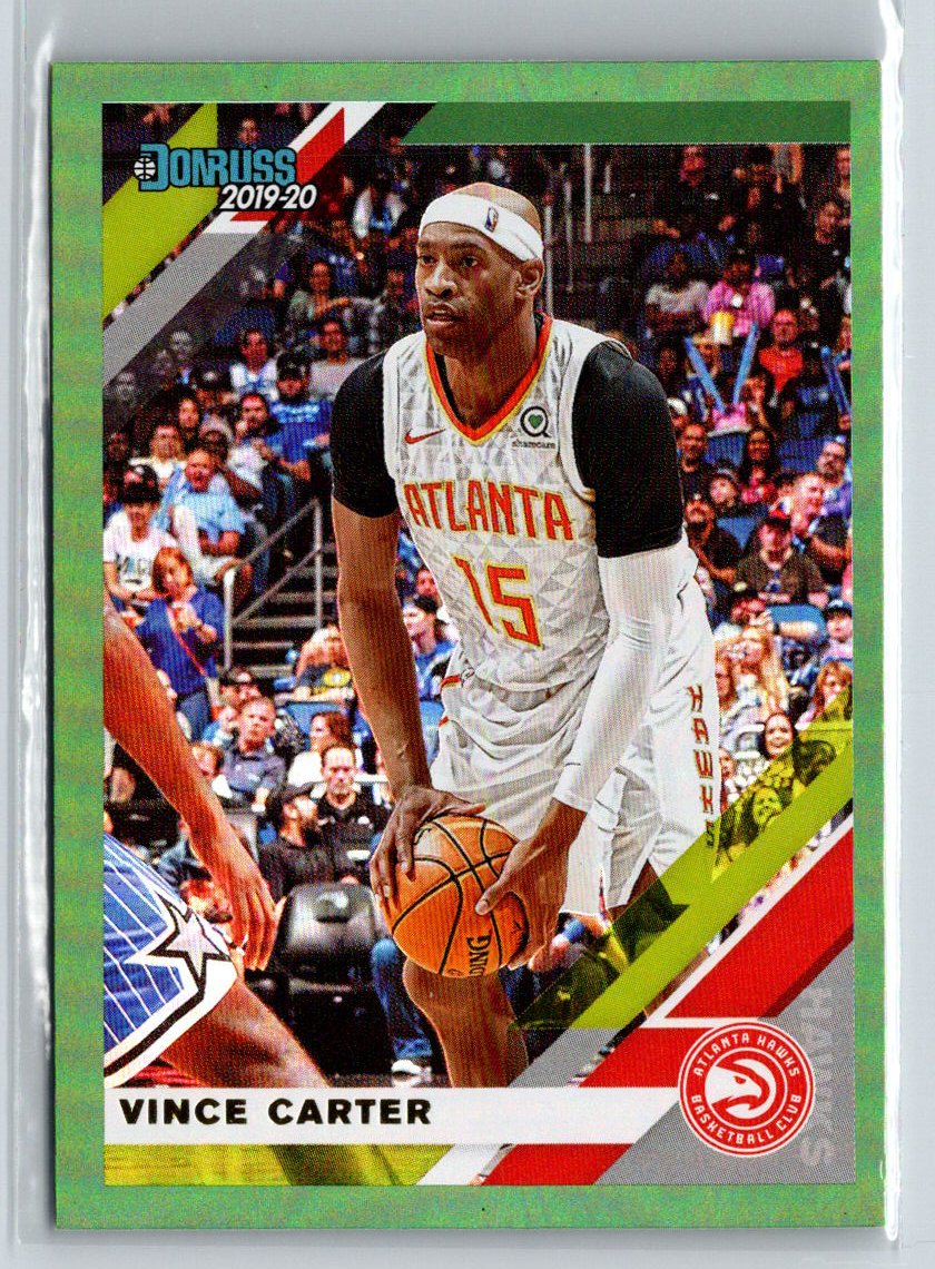 2019-20 Donruss #4 Vince Carter Green Flood K09