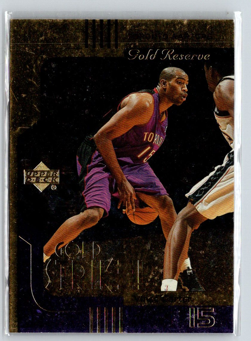 1999-00 Upper Deck Gold Reserve #GS15 Vince Carter Gold Strike! K09
