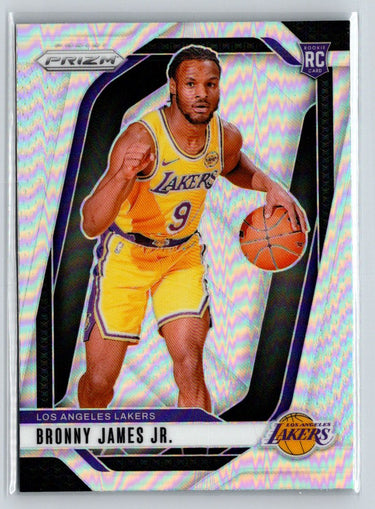 2024-25 Panini Prizm #243 Bronny James Jr. Prizms Silver K09