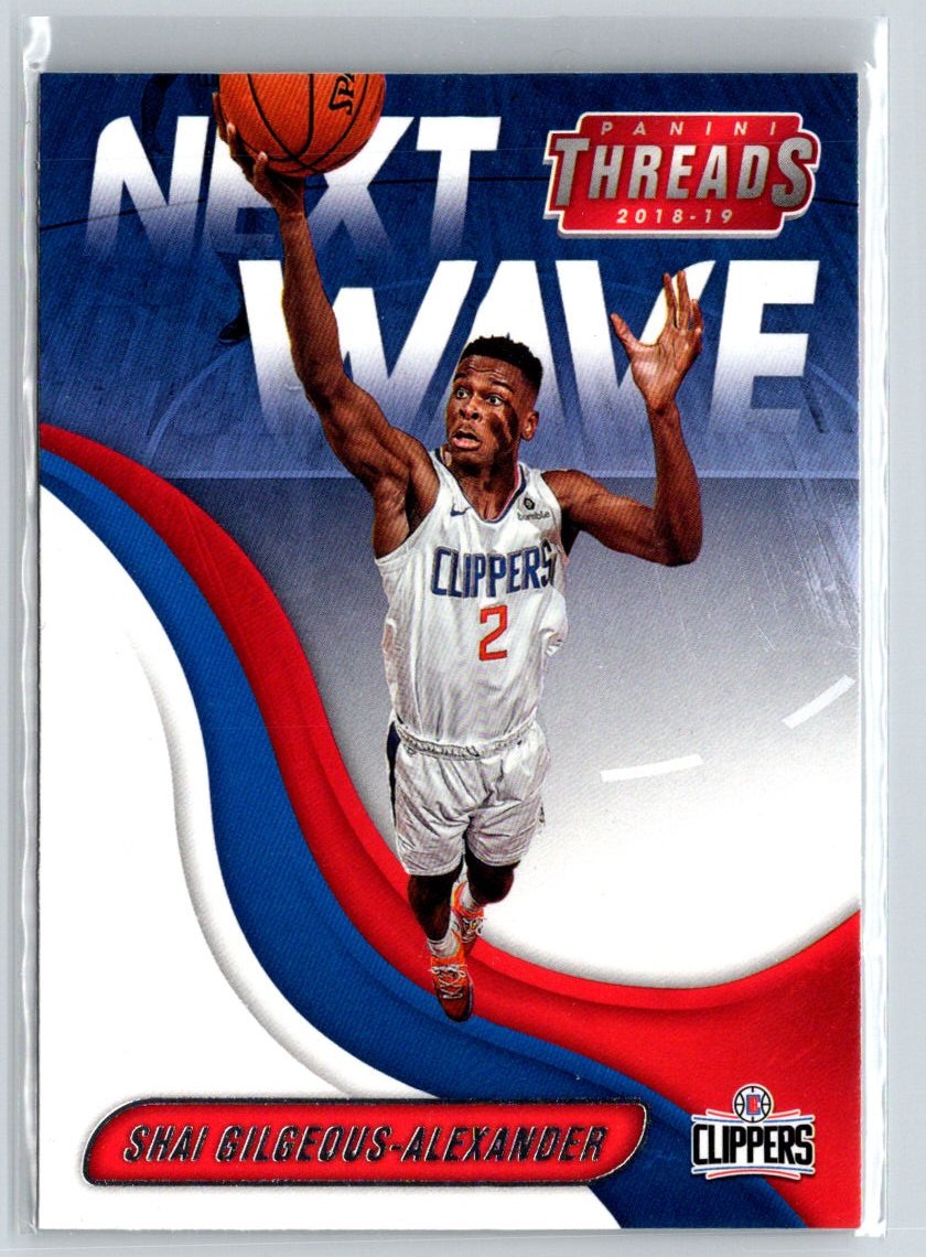 2018-19 Panini Threads #8 Shai Gilgeous-Alexander Next Wave K10