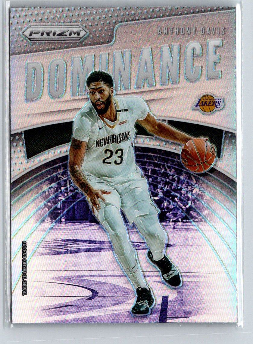 2019-20 Panini Prizm #2 Anthony Davis Dominance Silver K10