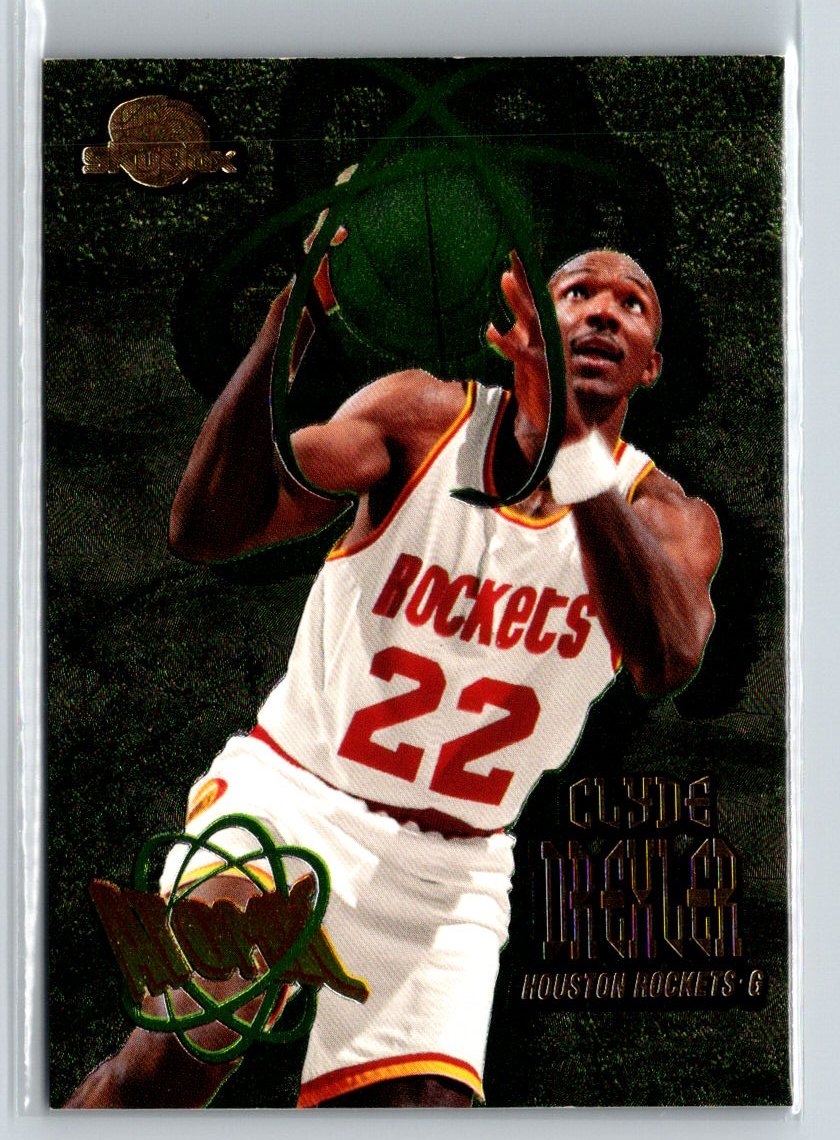 1995-96 SkyBox Premium #A14 Clyde Drexler Atomic K11