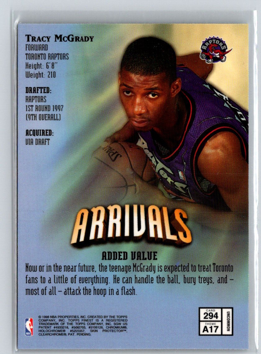 1997-98 Finest #294 Tracy McGrady K12